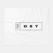 DSY LOGO ONE フリースブランケット (正面(横))