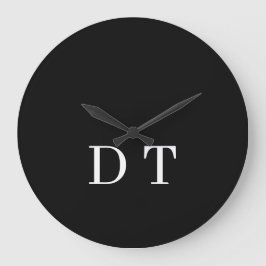 DTイニシャルライター - プレミアムギフトエディション ラージ壁時計