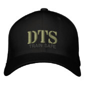 DTサービスBLACK AR/Flex/HAT 刺繍入りキャップ (正面)
