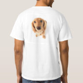 DT#7221364Solo愛らしい長い髪のDoxieのTシャツ Tシャツ (裏面)