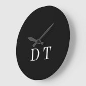 DT Initials Lighter – The Premium Gift Edition ラージ壁時計 (傾斜)