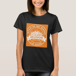 DTEA 1999 ブラックTシャツ オレンジロゴ  Tシャツ