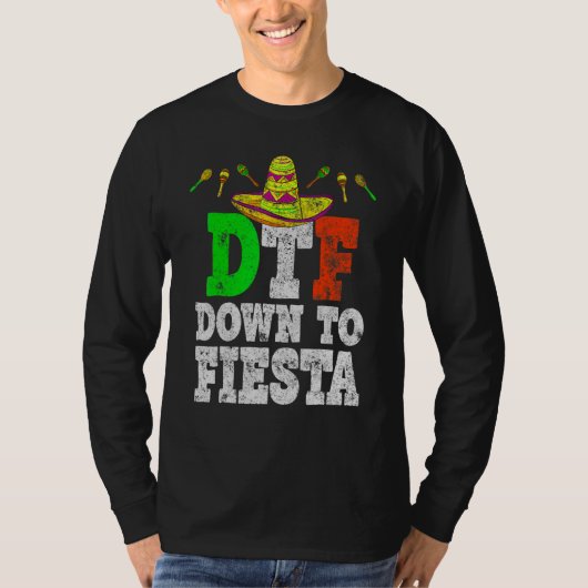 Dtfダウンダウンフィエスタチンコデマヨパーティー Tシャツ (正面)