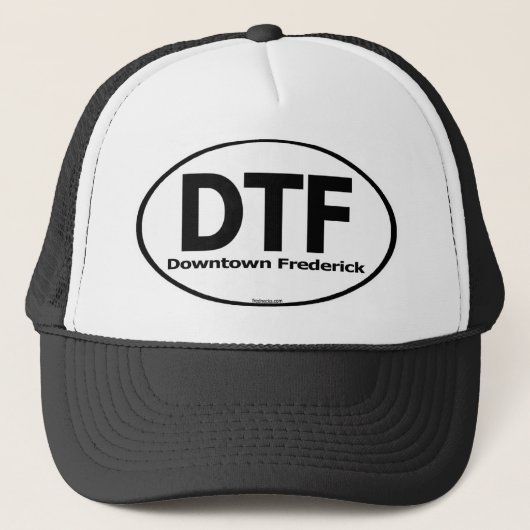 DTF都心のFrederickのトラック運転手の帽子 キャップ (正面)
