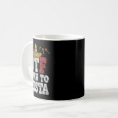 Dtf Down To Fiesta Shirt おもしろい Cinco De Mayo Mexic コーヒーマグカップ (正面左)
