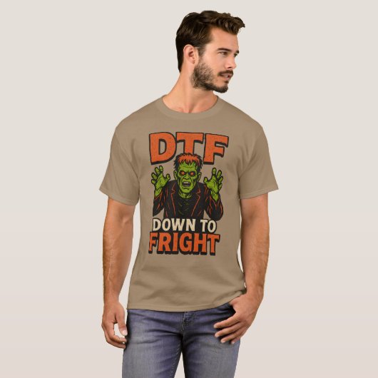 DTF Down to Fright Tシャツ (正面フル)