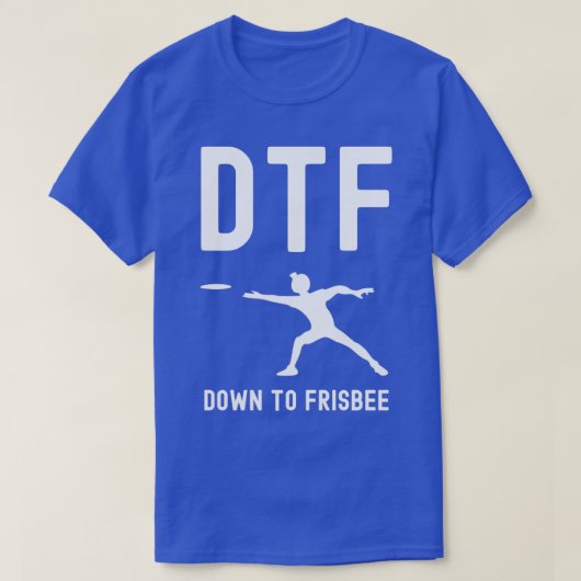 DTF Down To FrisbeeのクラシックTシャツ Tシャツ (デザイン正面)