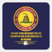 DTOM – 義務 スクエアシール (正面)