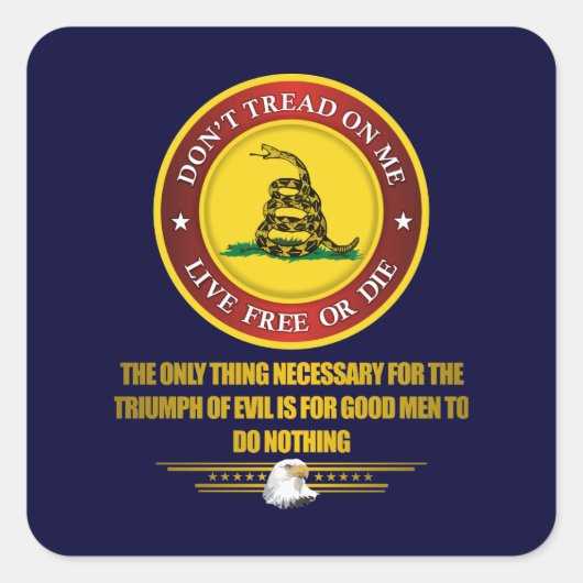 DTOM – 義務 スクエアシール (正面)