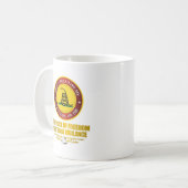 DTOM – 警戒 コーヒーマグカップ (正面左)