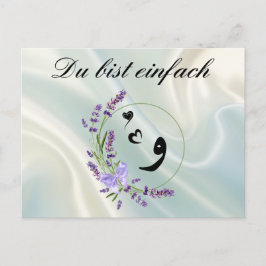 Du bist einfach "wow" ポストカード