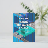 Du gegen die Physik – Marble Madness Postkarte ポストカード (スタンド正面)