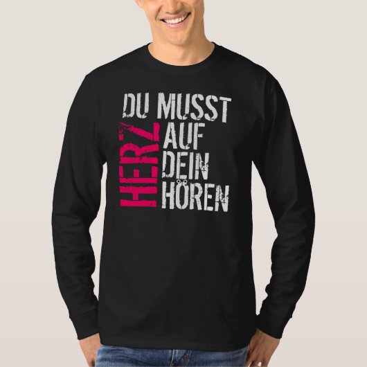 Du Musst Herz Tシャツ (正面)