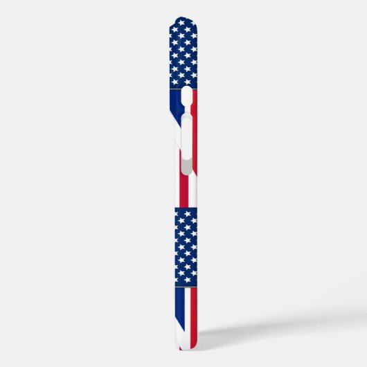 Dual Citizen American & British Flag Case-Mate iPhoneケース (裏面 / 左)