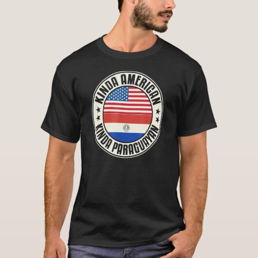 Dual Citizenship American Paraguayan Paraguay Usa  Tシャツ (正面)