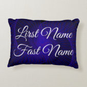 Dual Funnel Geometric Accent Parody Pillow アクセントクッション (裏面)