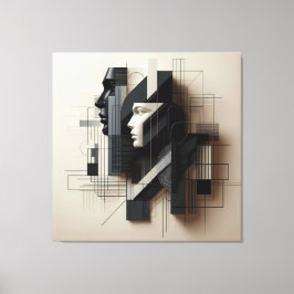 Dual Geometric Profile キャンバスプリント