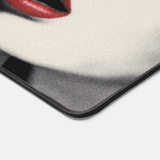 Dual pop art portrait  デスクマット (コーナー)