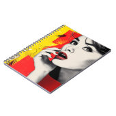 Dual pop art portrait  ノートブック (左側)