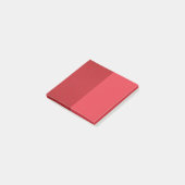 Dual-Sided Red Textured Square Post-It®ノート ポストイット (アングル)