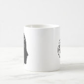 Dual-Sided "Stay Weird" Concept Brain Swirl Coffee コーヒーマグカップ (中央)