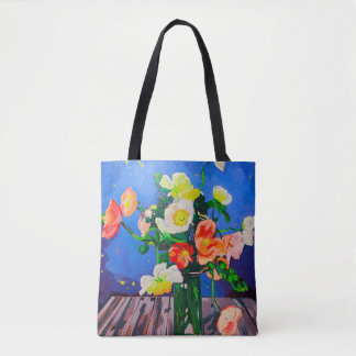 Dual-sided tote Icelandic Poppies トートバッグ