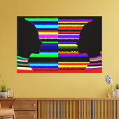 Dual Spectrum Silhouette Canvas キャンバスプリント (インサイチュ (リビング))