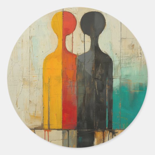 Duality – Abstract Figures of Light and Shadow ラウンドシール (正面)