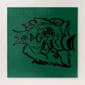 Duality Art Portrait Jigsaw Puzzle ジグソーパズル (横)