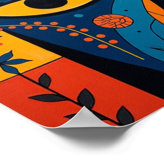 Duality in Bloom: A Symphony of Sight and Symbol ポスター (角)