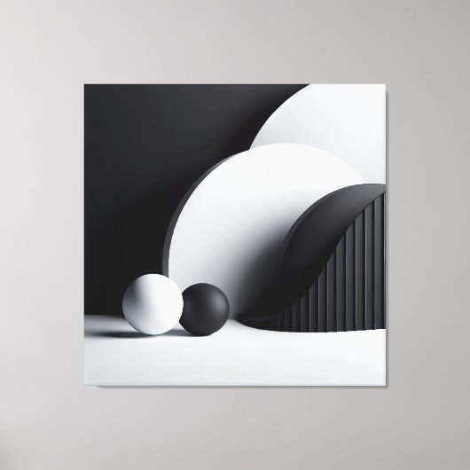 Duality in Silent Motion キャンバスプリント (正面)