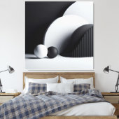 Duality in Silent Motion キャンバスプリント (インサイチュ (寝室))