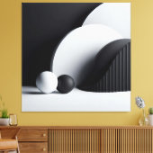 Duality in Silent Motion キャンバスプリント (インサイチュ (リビング))