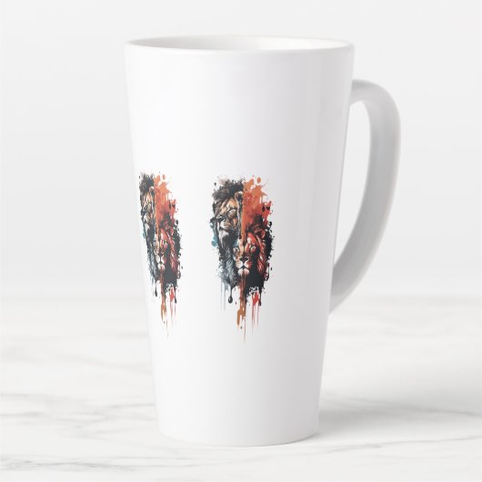 Duality of the King Split Reign Crowned by Contras カフェラテマグ (右アングル)