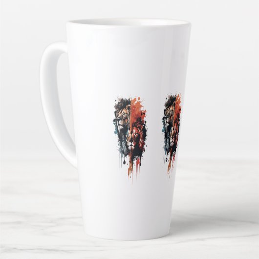 Duality of the King Split Reign Crowned by Contras カフェラテマグ (左アングル)