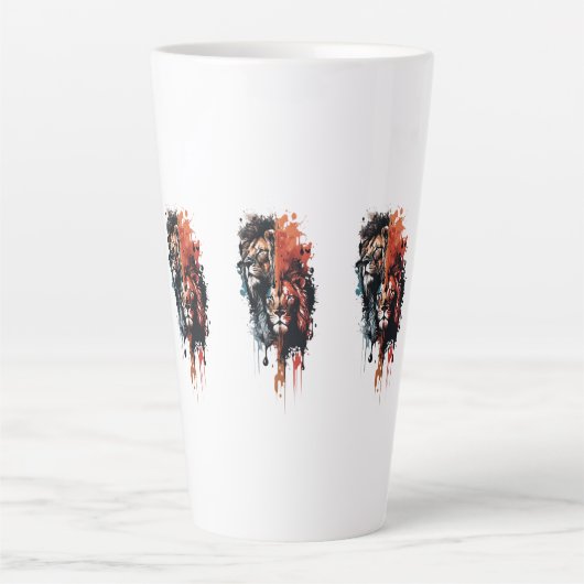 Duality of the King Split Reign Crowned by Contras カフェラテマグ (正面)