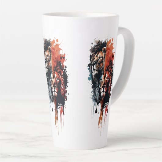 Duality of the King Split Reign Crowned by Contras カフェラテマグ (右アングル)