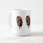 Duality of the King Split Reign Crowned by Contras コーヒーマグカップ (正面左)