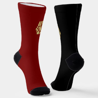 Duality Socks – Red & Black ソックス