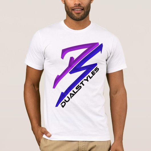DualstylesのTシャツ(白い) Tシャツ (正面)