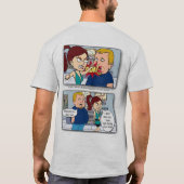 Duaneの世界はBAMをショートさせます Tシャツ (裏面)