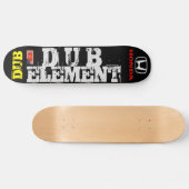 DUB ELEMENTスケートボード、7 3/4"デッキ スケートボード (横)