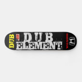 DUB ELEMENTスケートボード、7 3/4"デッキ スケートボード (横)