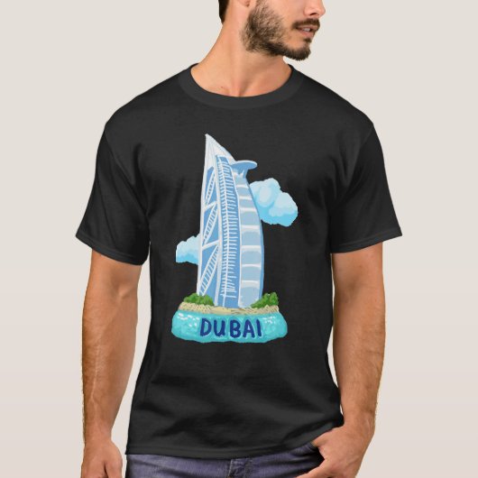 Dubai City UAE souvenir  for men women 1 Tシャツ (正面)
