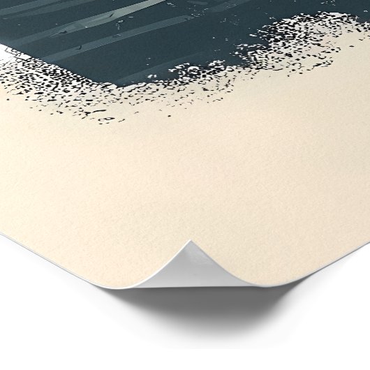 Dubai Dusk - Minimalist Skyline Reflections ポスター (角)