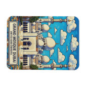 Dubai Grand Mosque UAE Travel マグネット (横)