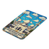 Dubai Grand Mosque UAE Travel マグネット (左側)