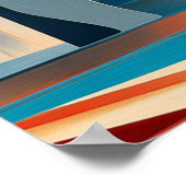 Dubai Modern Contemporary Skyline Wall Art Travel ポスター (角)