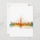 Dubai Skyline Cityscape Emirates v3 ポストカード (正面/裏面)