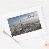 Dubai sticker Burj Khalifa 長方形シール (封筒)